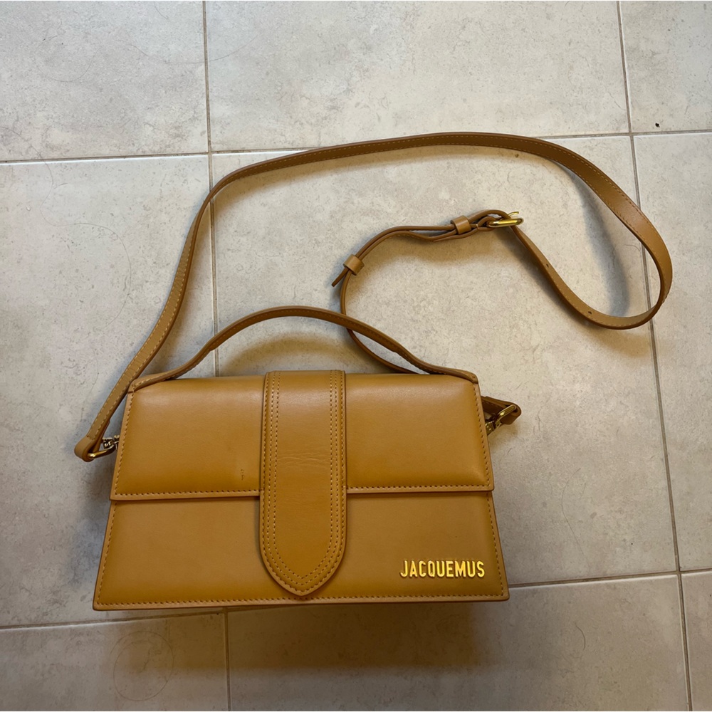 Jacquemus Tan Leather Crossbody Bag